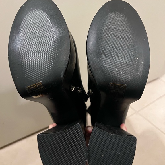 Black zip platform go-go boots - Picture 4 of 4